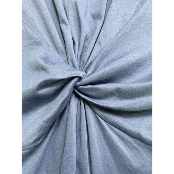 Gap Knot Waist Mini T-Shirt Tunic Dress Size L Twist Front Athletic Gorpcore - Picture 4 of 7